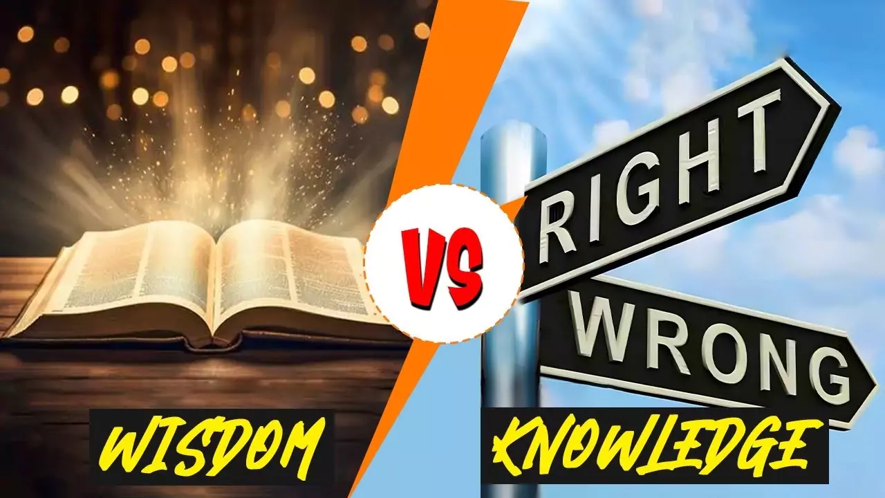 Wisdom Vs. Knowledge